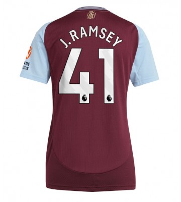 Aston Villa Jacob Ramsey #41 Hjemmebanetrøje Dame 2024-25 Kort ærmer